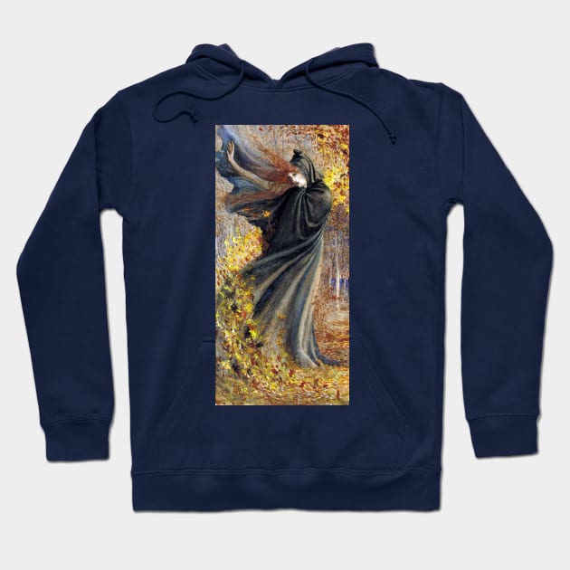 The West Wind - Walter Crane 1897 Hoodie by forgottenbeauty